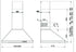 Beko Built-in Chimey Hood 60 Cm, 3 speeds, Stainless steel, 400 m³/h - CWB6441XN