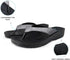 AEROTHOTIC Women Slippers Black Comfortable Everyday Slip-On