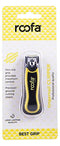 Roofa Spain Grip Fingernail Clipper - Black Yellow