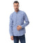 Andora Mens Regular Fit Button Down Collar Gingham Medium Squares Long Sleeves Shirt - Safqqa Egypt