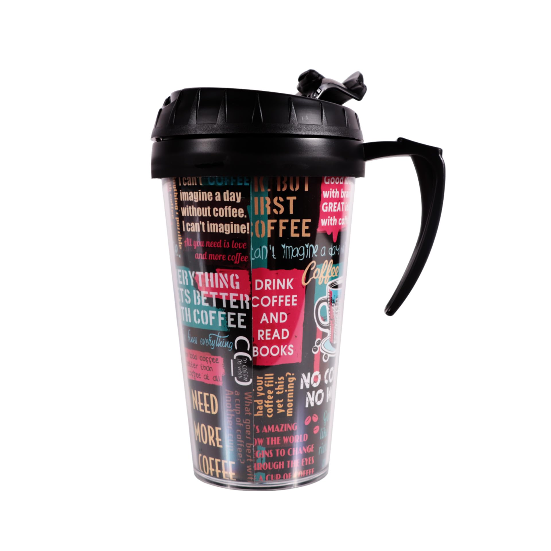 Herevin Coffee Mug with Handle – Durable Ceramic, Microwave & Dishwasher Safe, Made in Turkey