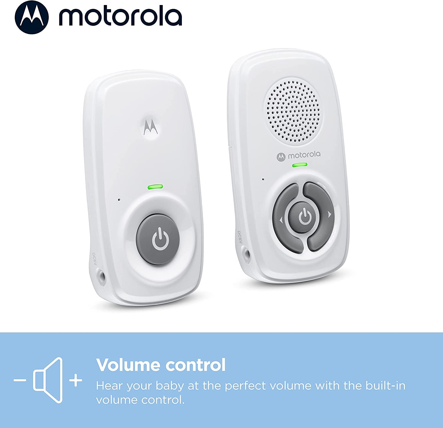 Motorola Nursery Digital Audio Baby Monitor – High Sensitivity Microphone for Infants & Kids