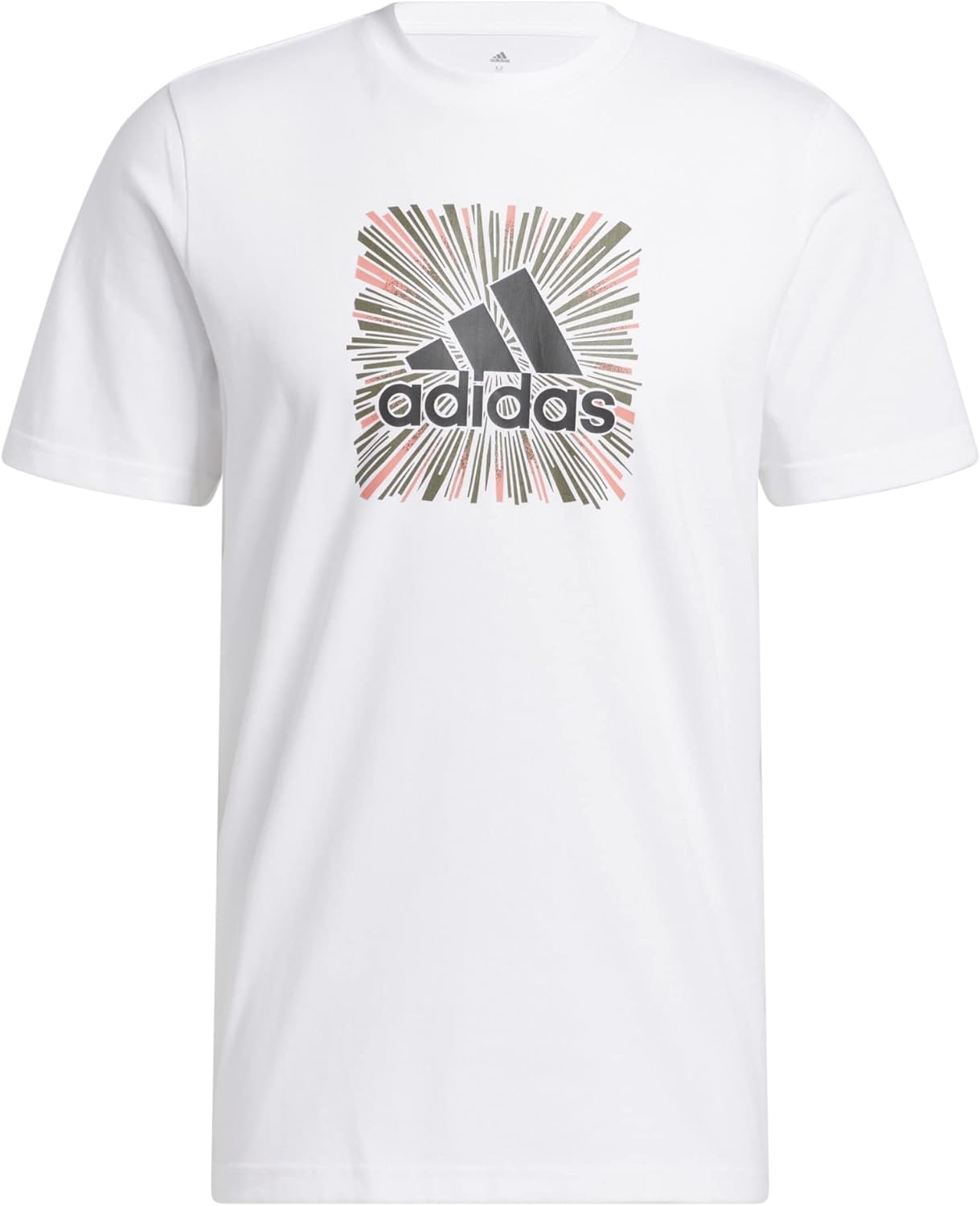 Adidas Sport Optimist Sun Logo Graphic Sportswear T-Shirt (Short Sleeve) for Men