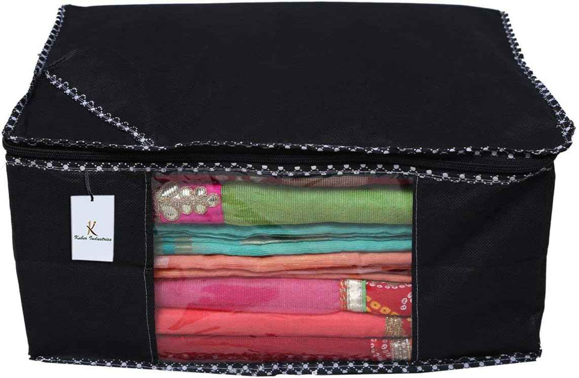Set of 3 Non-Woven Saree Covers – 90 GSM