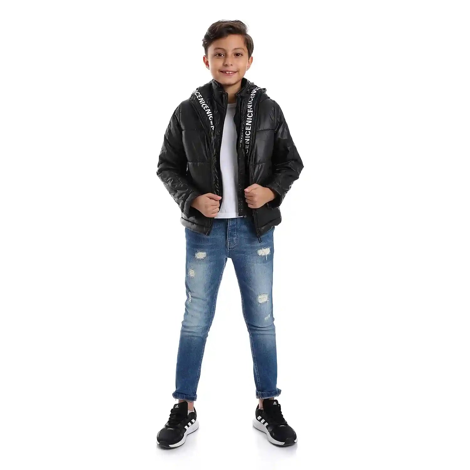 Andora Boys Stitched Hooded Puffer 36W24B0401 Jacket - Safqqa Egypt