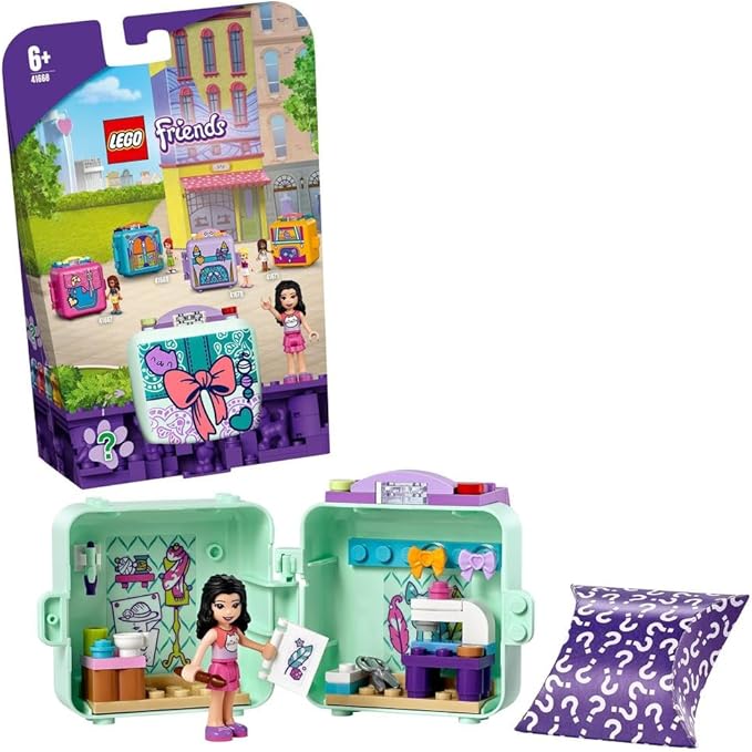 لعبة مكعب إيما فاشون من LEGO Friends – طقم لعب إبداعي