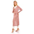 JAMILA Women Self Patterned Open Neckline Long Cardigan SWEATER