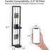 Shelving Solution Metal Wall Candle Holder – Elegant Wall Décor