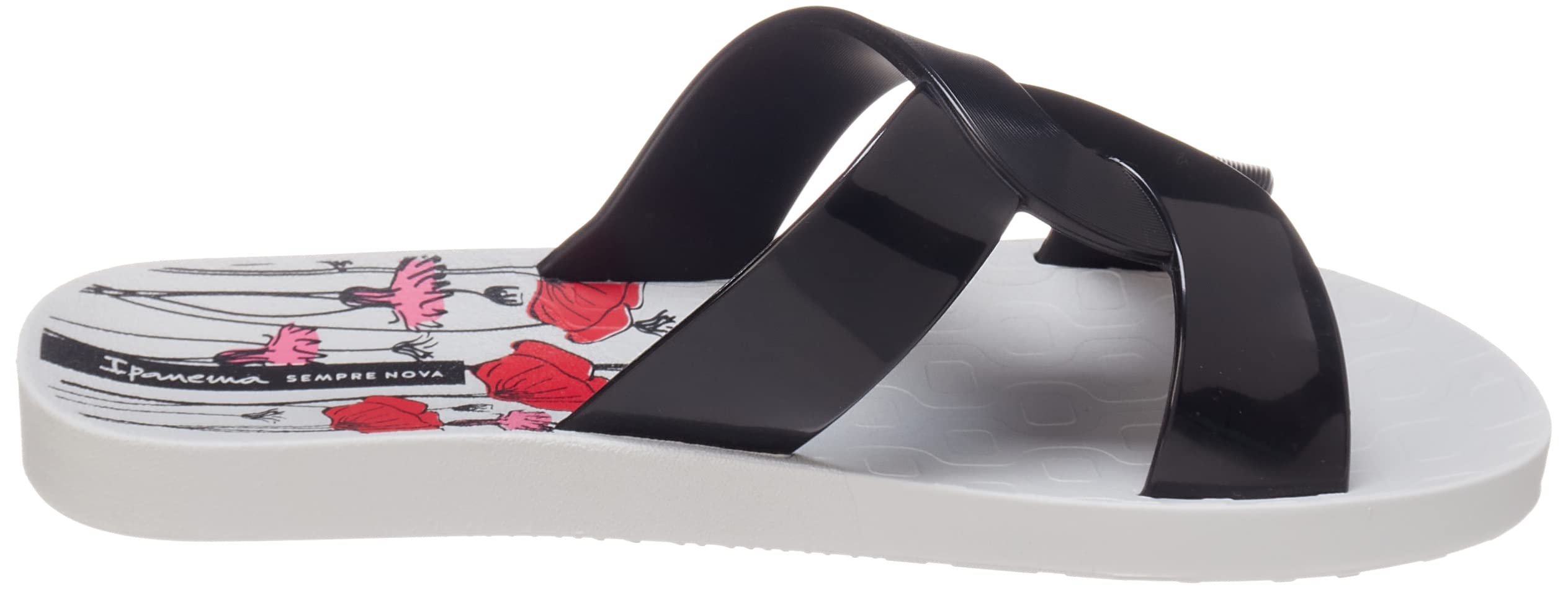 Ipanema Women Slippers Grey Black Casual Comfortable Flip Flops – Safqqa Egypt