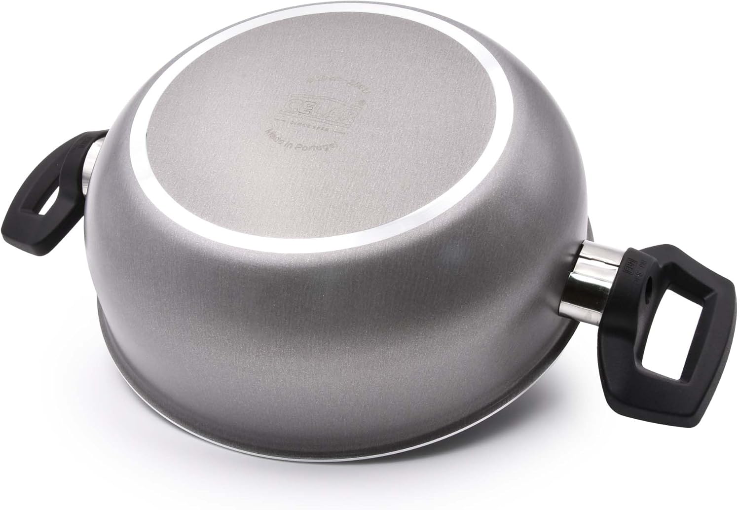 Celar Aluminium Non-Stick Casserole 26cm Bakelite Soft Touch Grey Made in Portugal – Safqqa Egypt