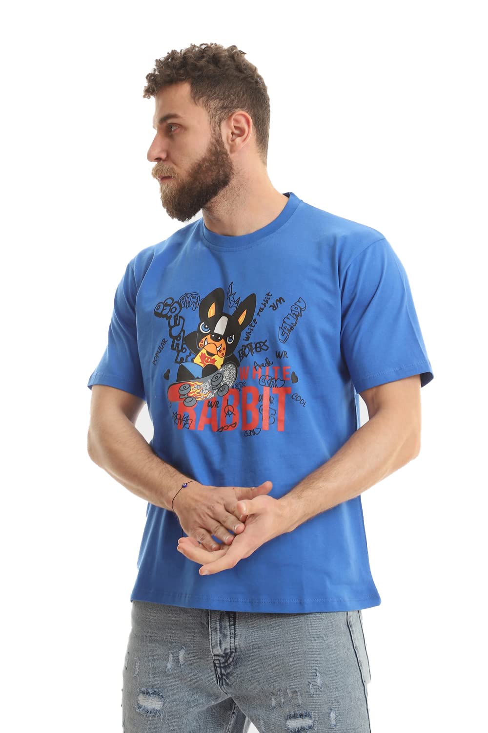 White Rabbit T-Shirts For Men  Soft and breathable fabric for maximum comfort – Safqqa Egypt
