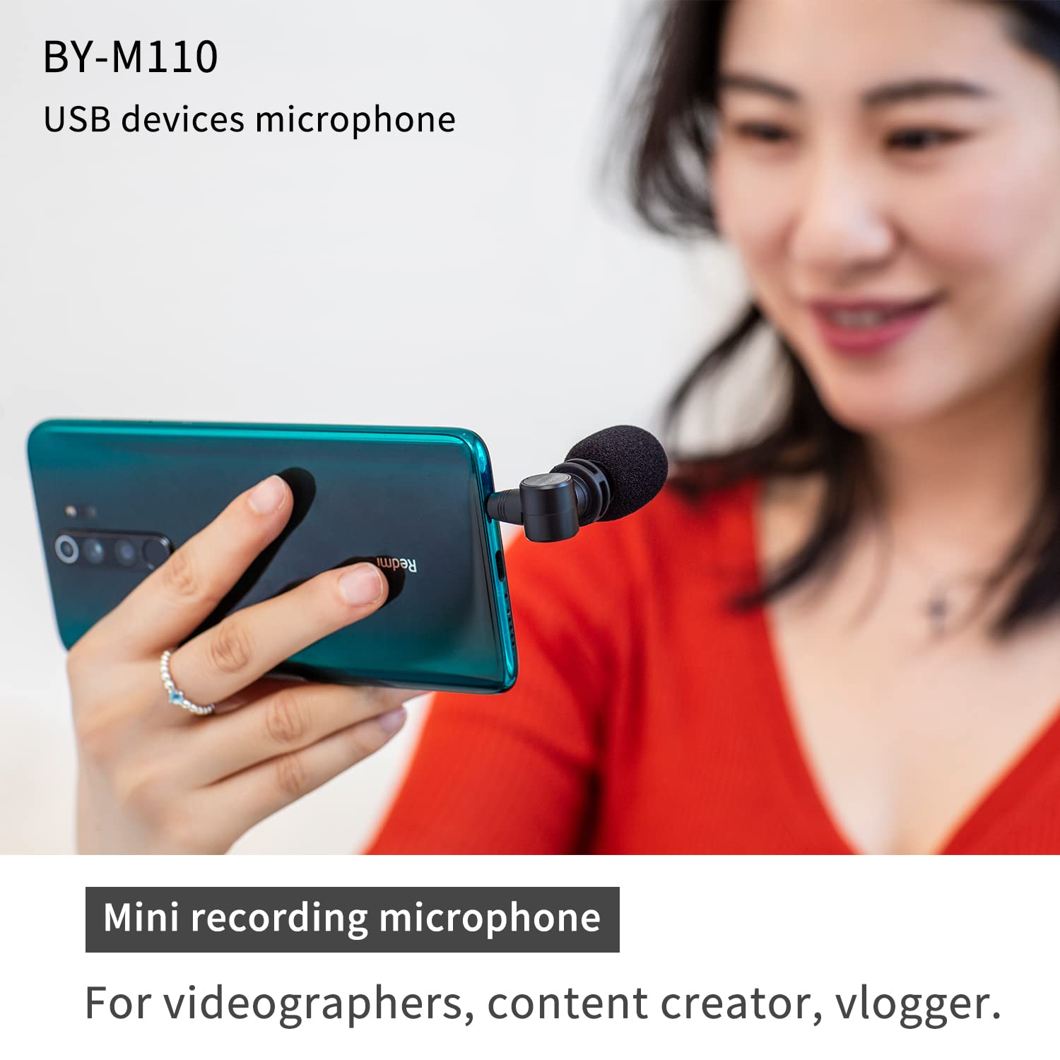 BOYA Mini Shotgun Microphone Plug & Play for Smartphone & DSLR Cameras (TRRS)