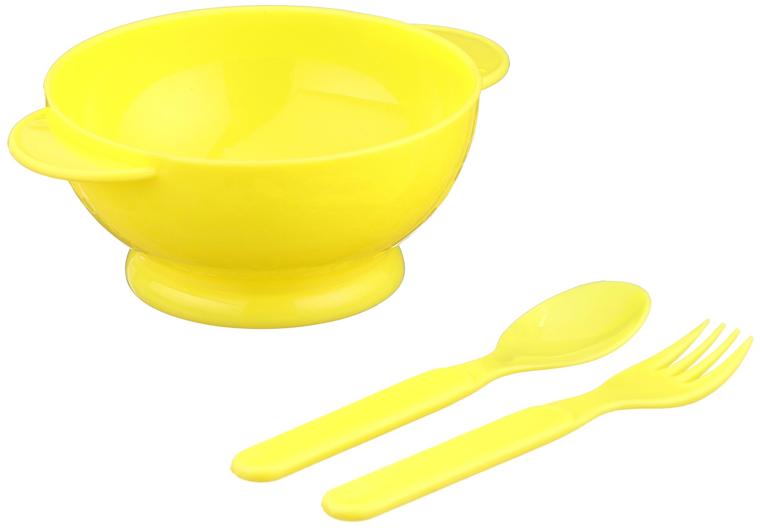 Generic Plastic Children's Dinnerware Set (plate + spoon + fork)  3-piece