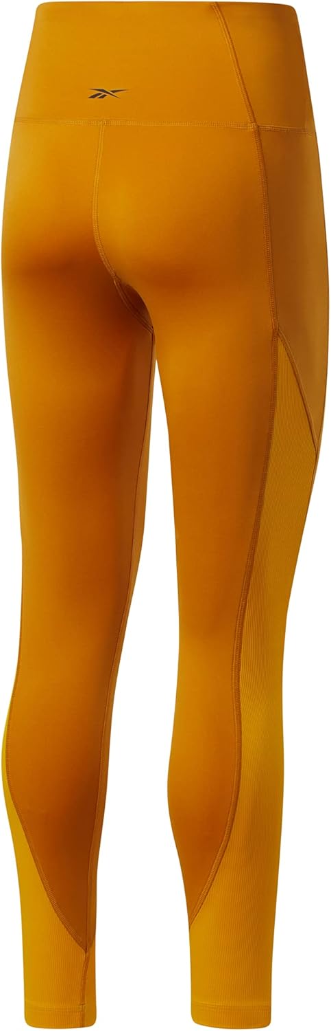 Reebok Women's WOR Rib High Rise Tight Pants