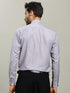 Styleville.in Men Formal Shirt Dark Grey Classic Office Wear
