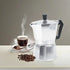 Stovetop Espresso Maker Moka Pot Italian Espresso Greca Coffee Maker 2 Cup 100ml Aluminum Stove Top Coffee Home Office Use Gift for Friends for Italian Espresso Cappuccino Latte Silver