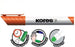 Kores Whiteboard marker round tip xw1 orange no:20834 (12 pieces) - Safqqa Egypt