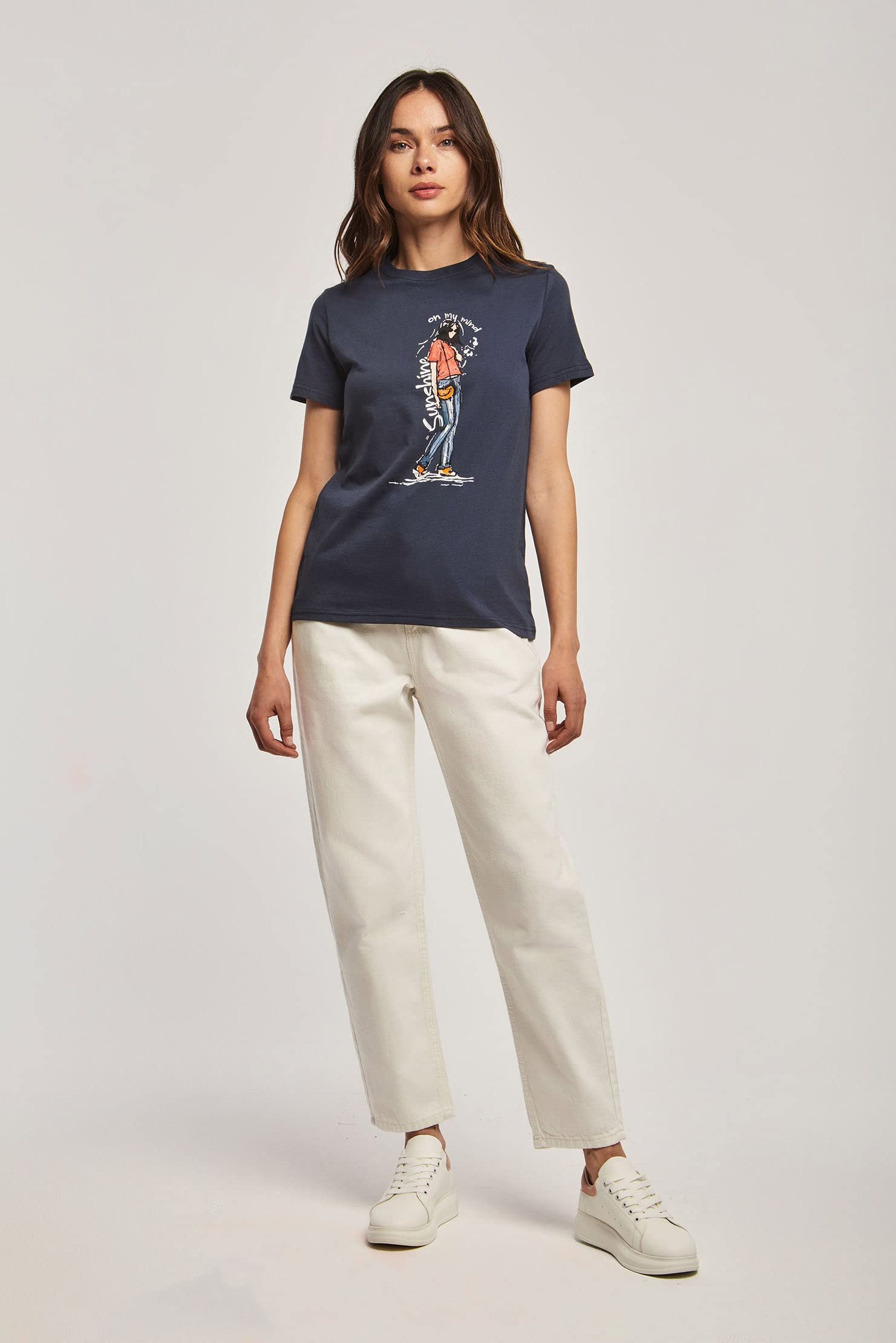 Premoda  T-Shirt For Womens Lightweight material suitable for daily wear