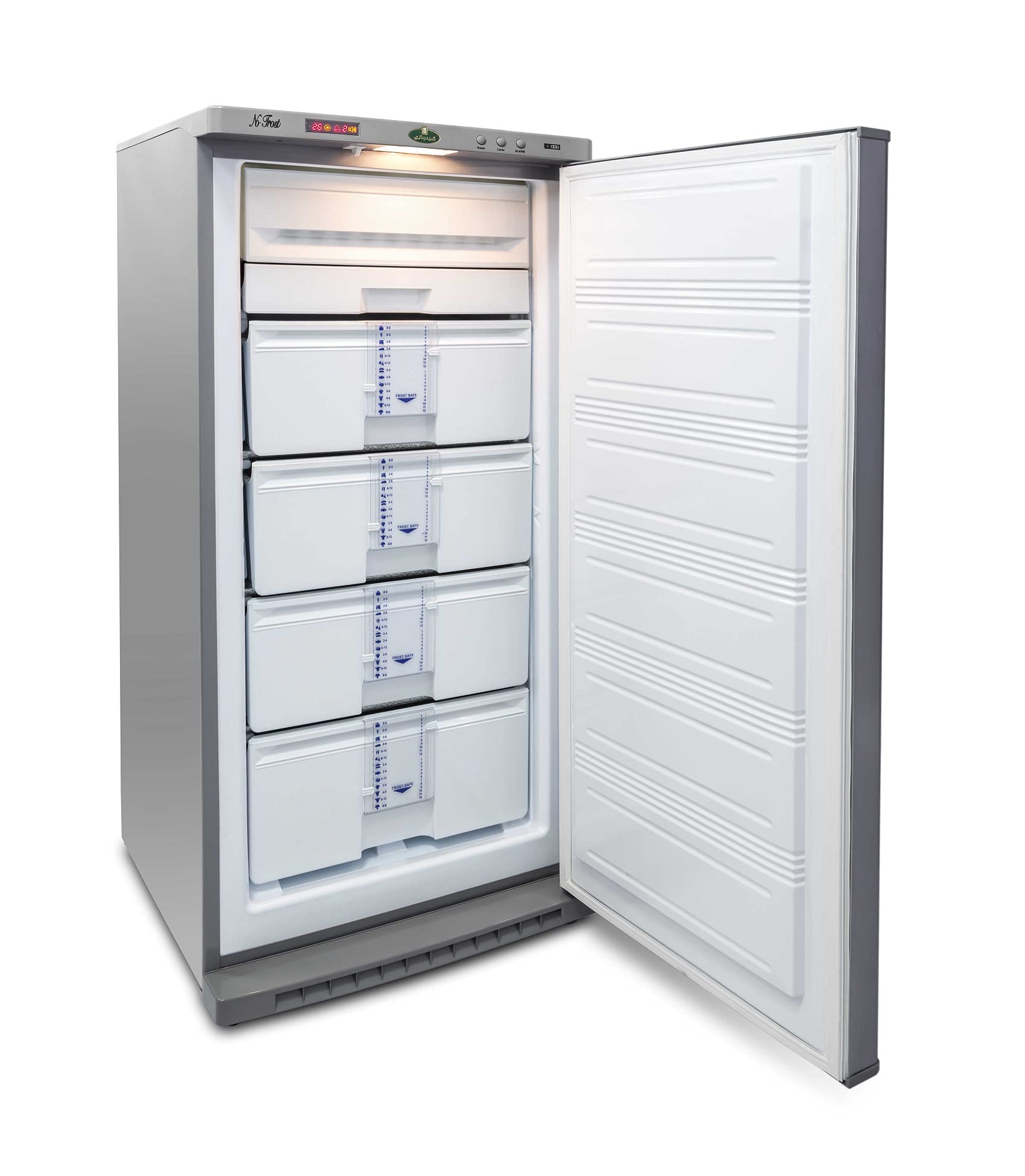 فريزر كريازي رقمي 9 قدم مع 4 أدراج – تبريد فعال وتصميم عملي
