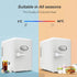 SKY-TOUCH Mini Fridge 4L Portable Cooler & Warmer 6 Can White