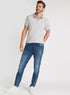 Solid Polo Shirt with Short Sleeves
