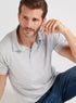 Solid Polo Shirt with Short Sleeves