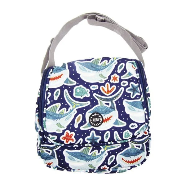 حقيبة غداء سمكة القرش المبتسمة