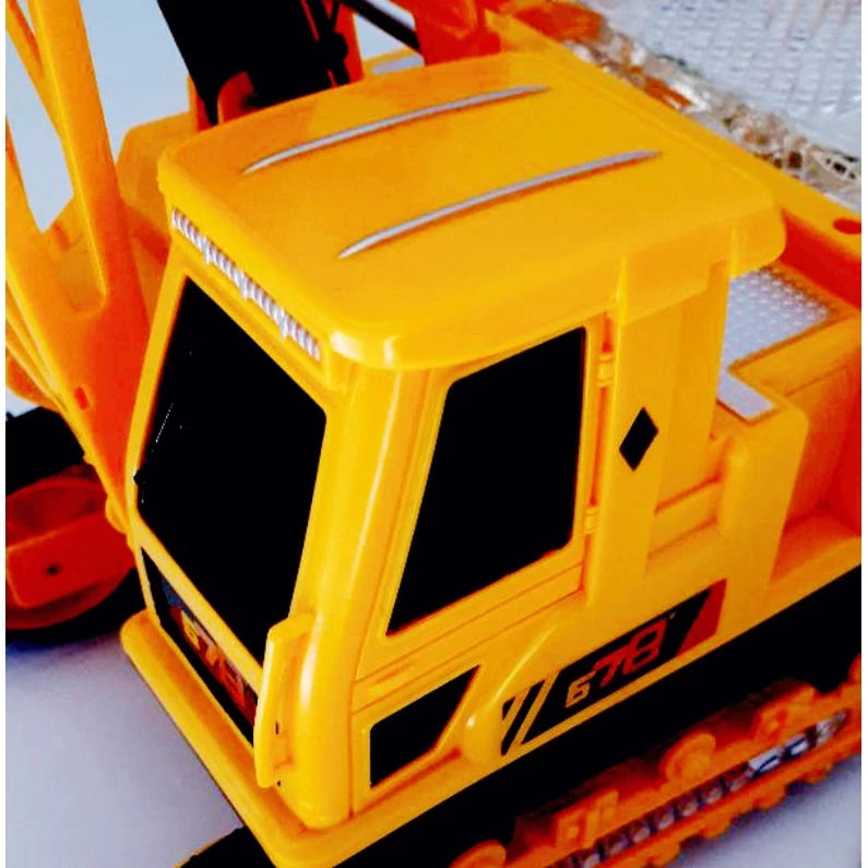 Rechargeable Remote Control Crane Toy 680 Degree Rotating Construction Vehicle for Kids – Safqqa Egypt