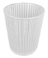 Al Helal and Star Palm Line Round Plastic Waste Basket for Home and Office Use