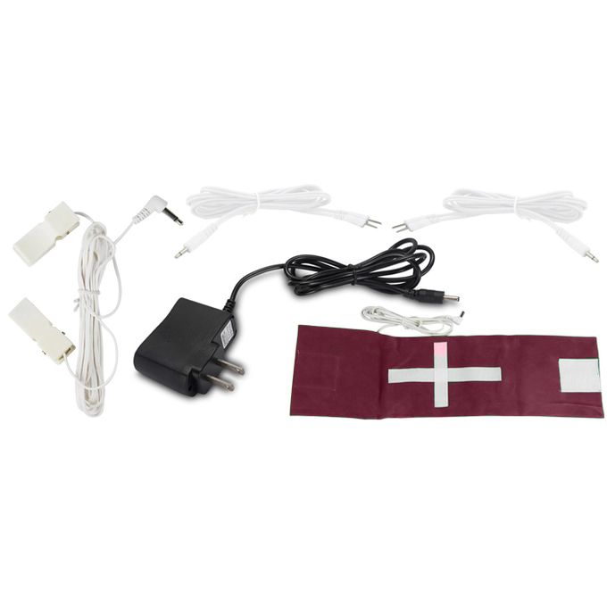 TENS And EMS 2 Channel Slimming Digital Apparatus for Healthy Care - White - Safqqa Egypt