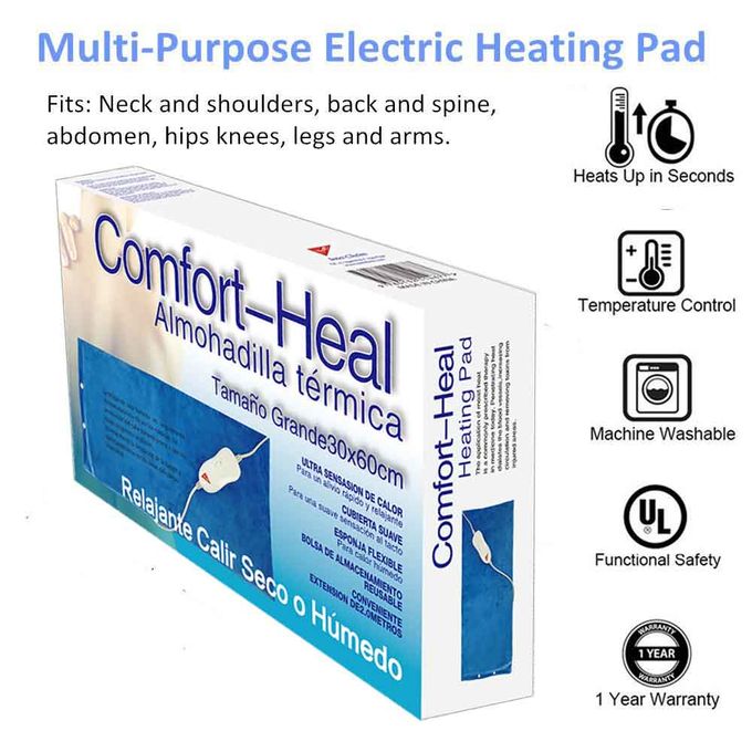 I - Cheim Comfort Heal Heating Pad - Size 30*60 CM - Blue - Safqqa Egypt