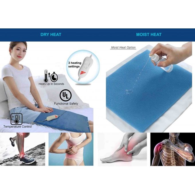 I - Cheim Comfort Heal Heating Pad - Size 30*60 CM - Blue - Safqqa Egypt