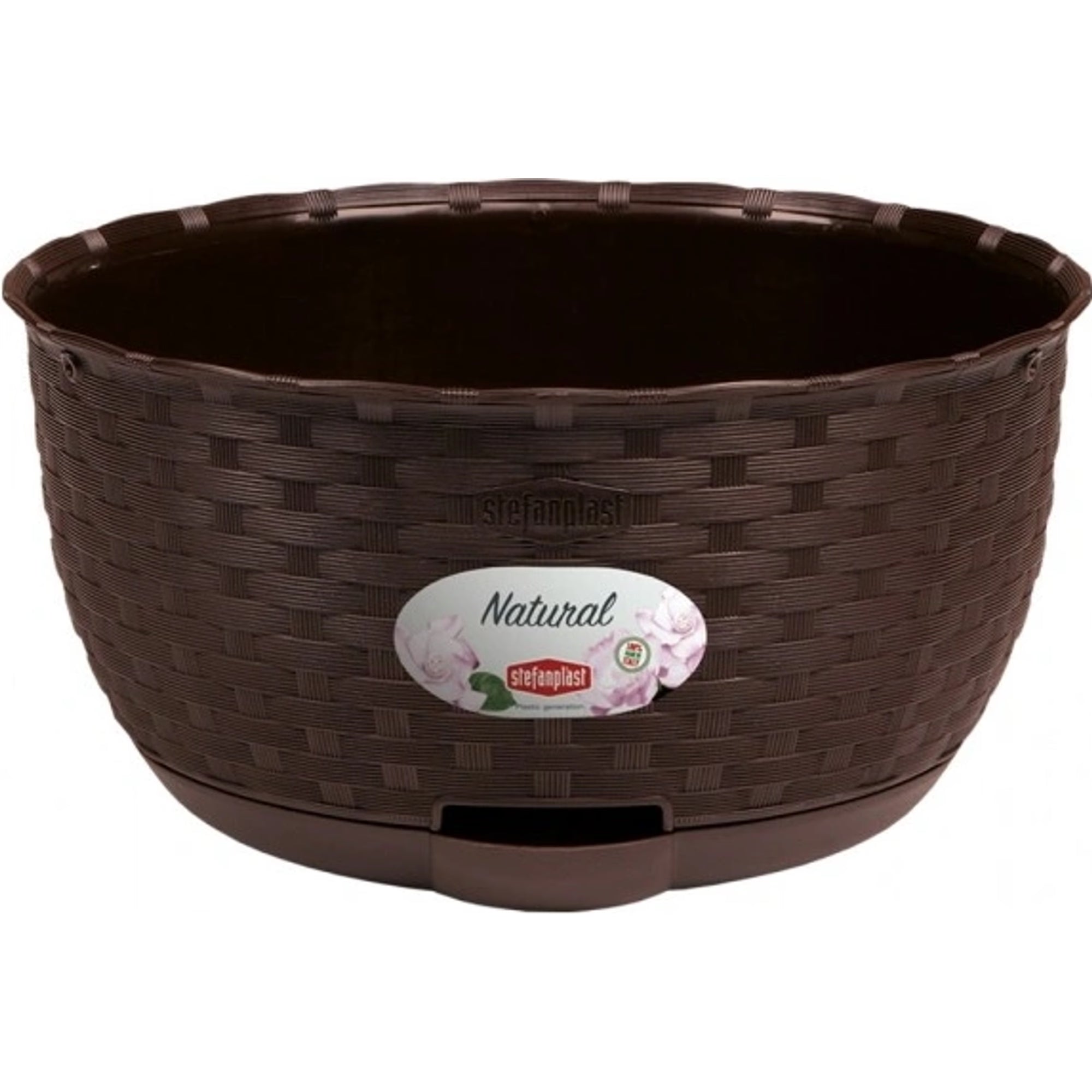 Stefanplast Natural Bowl Multi-Purpose Plastic Bowl for Home Use