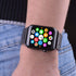 Generic Compatible with Apple Watch Band 38mm, Version Solid Stainless Steel Metal Apple Watch Strap Business Replacement iWatch Strap for Apple Watch Series 1/2/3, Unisex