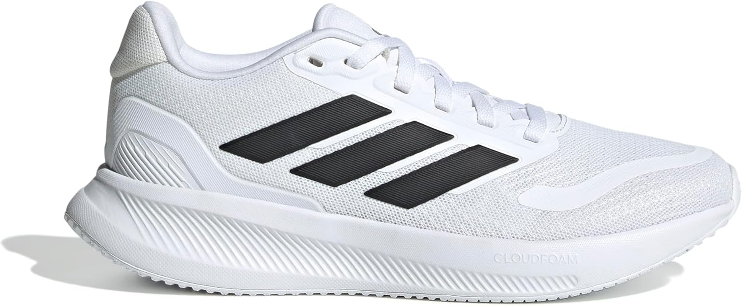 Adidas Boys Running Shoes White Lightweight Comfort Sneakers