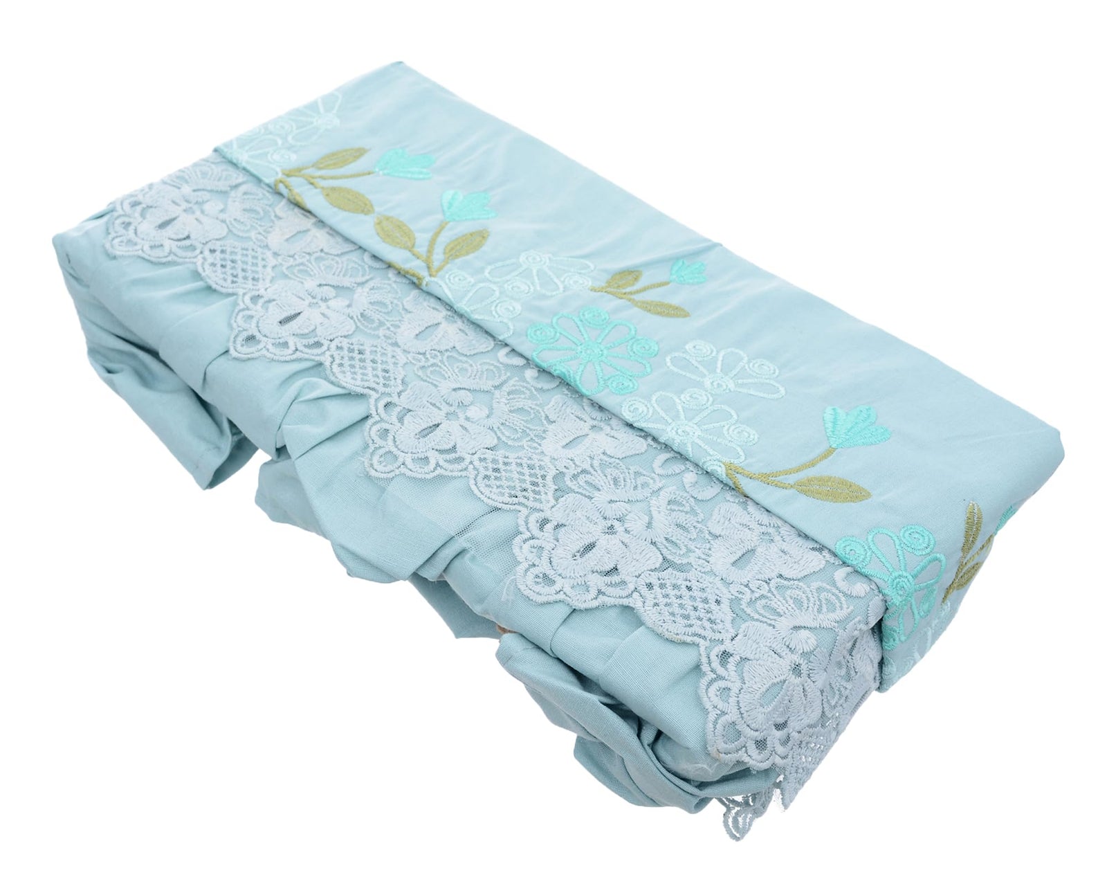 Embroidered 4-Piece Bed Set with Extra Pillowcases – Elegant & Modern