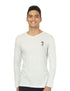 Off cliff Men’s Striped V-Neck Long Sleeve Top with Embroidery
