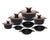 Round Pot 4 Piece Set with 4 Multicovers and 4 Pyrex Covers