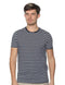 Dalydress Striped Short Sleeves Crew Neck Cotton T-shirt for Men - Safqqa Egypt