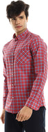 Andora Men's Checkered Long Sleeve Shirt - Model 34W23M3905