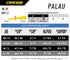 Cressi Palau Fins - Adjustable Long or Short Fins Adults and Children for Snorkelling and Swimming