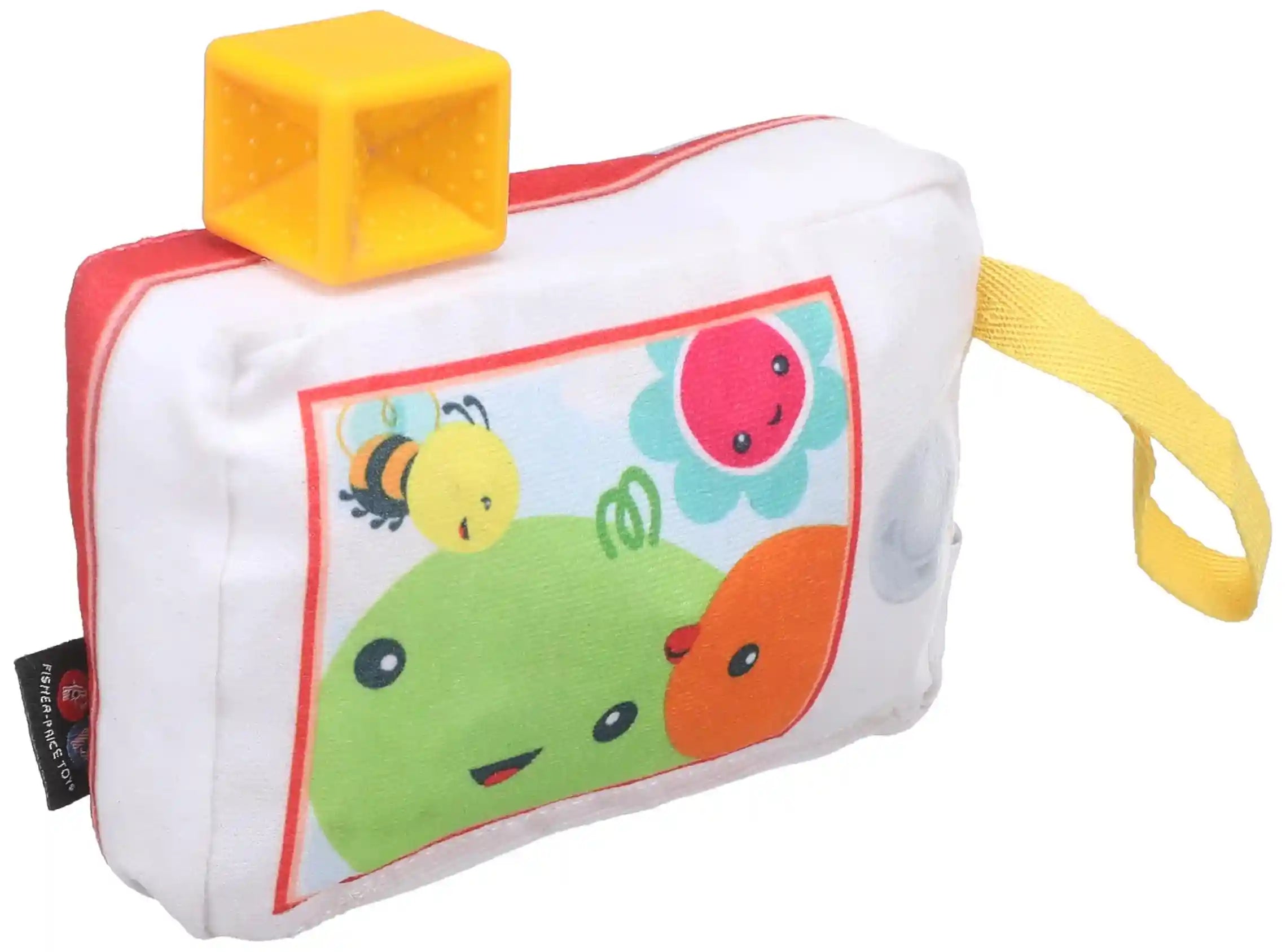 حفّز اللعب الحسي والاستكشاف مع كاميرا Fisher-Price القابلة للتجعّد للأطفال. مصممة للرضع والأطفال الصغار، تأتي هذه اللعبة على شكل كاميرا مع ملمس متموج ومرآة آمنة لتحفيز البصر واللمس والفضول