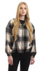 Ravin 95927 Plaids Hooded Neck Full Zipper  Sweatshirt