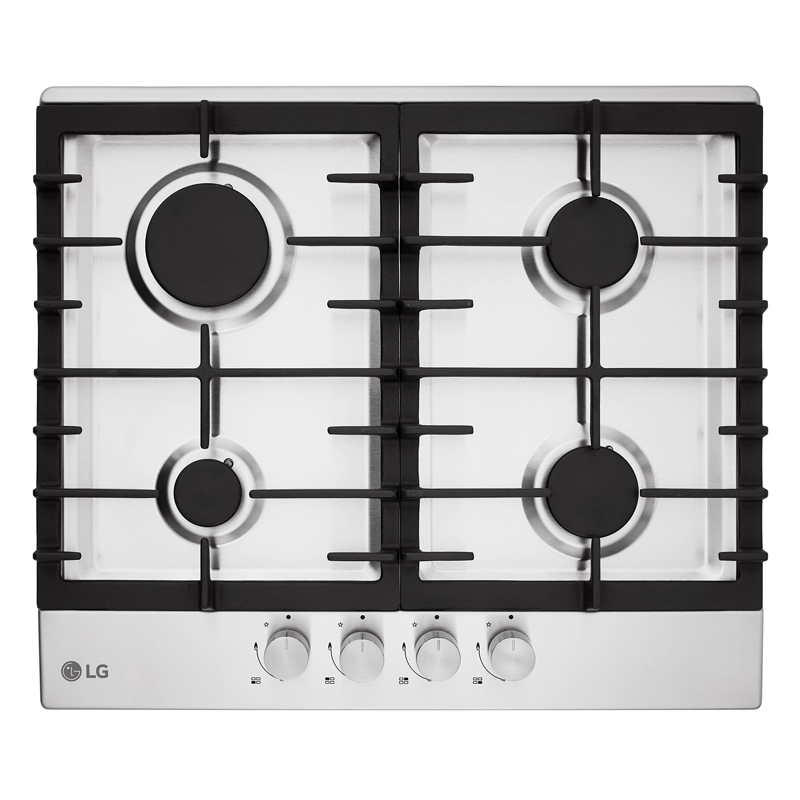   بوتجاز بلت- ان غاز من LG-مدمج يحتوي على 4 شعلات مع لوحة تحكم أمامية، مصمم للطهي بكفاءة ودقة