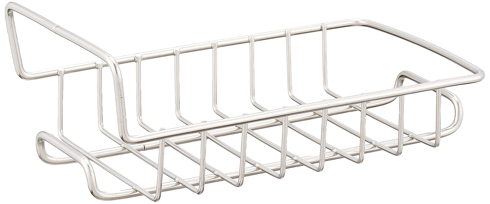 Black Bear Rectangular stainless steel soap dish with plastic fastener (17.5 * 10 * 6.5 cm) - Safqqa