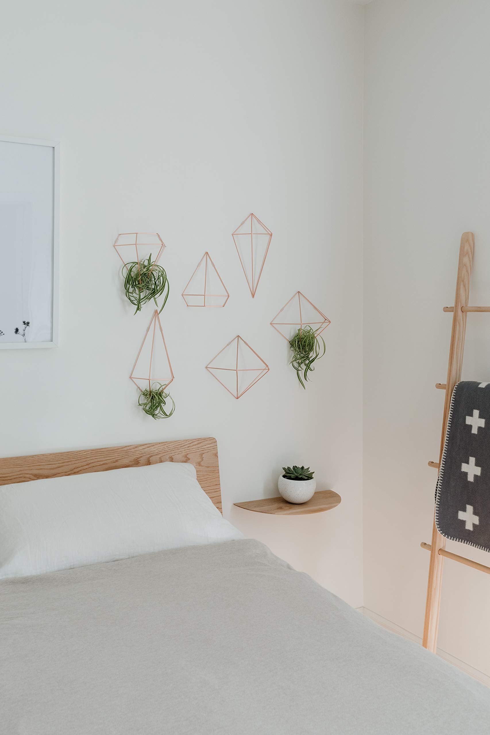 Umbra Metal Prisma Wall Decor – Copper, Set of 6 – Safqqa Egypt