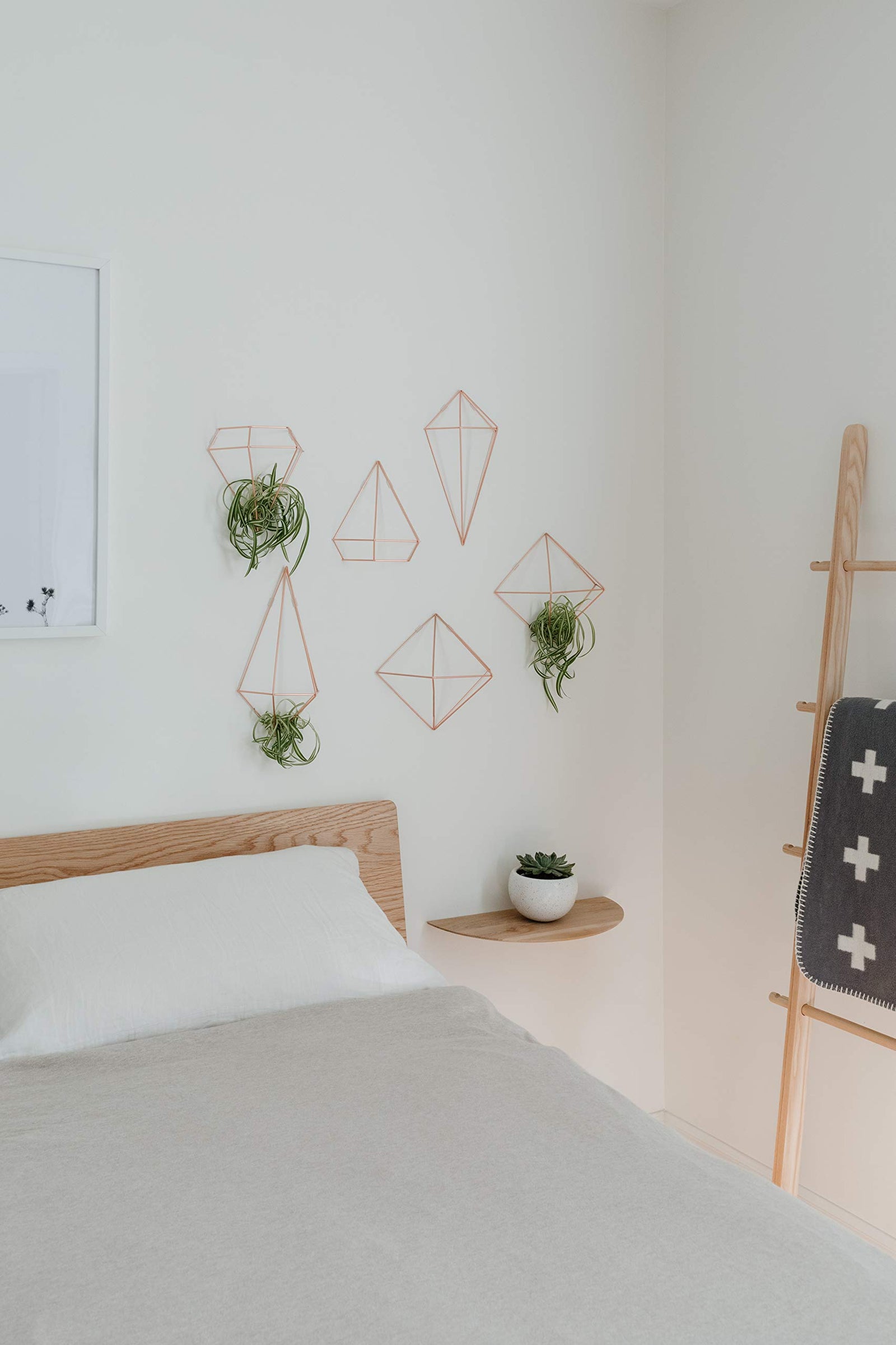 Umbra Metal Prisma Wall Decor – Copper, Set of 6