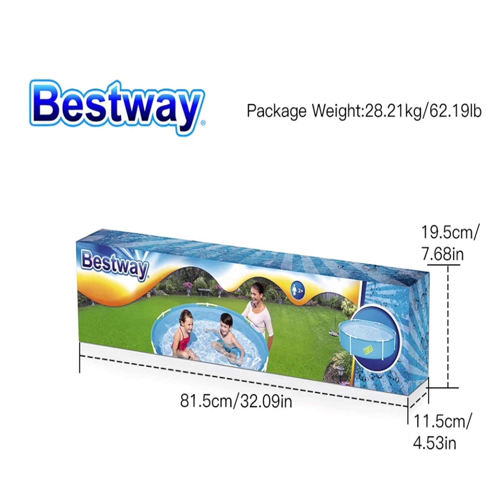 Round Kids Swimming Pool for Fun Summer Play