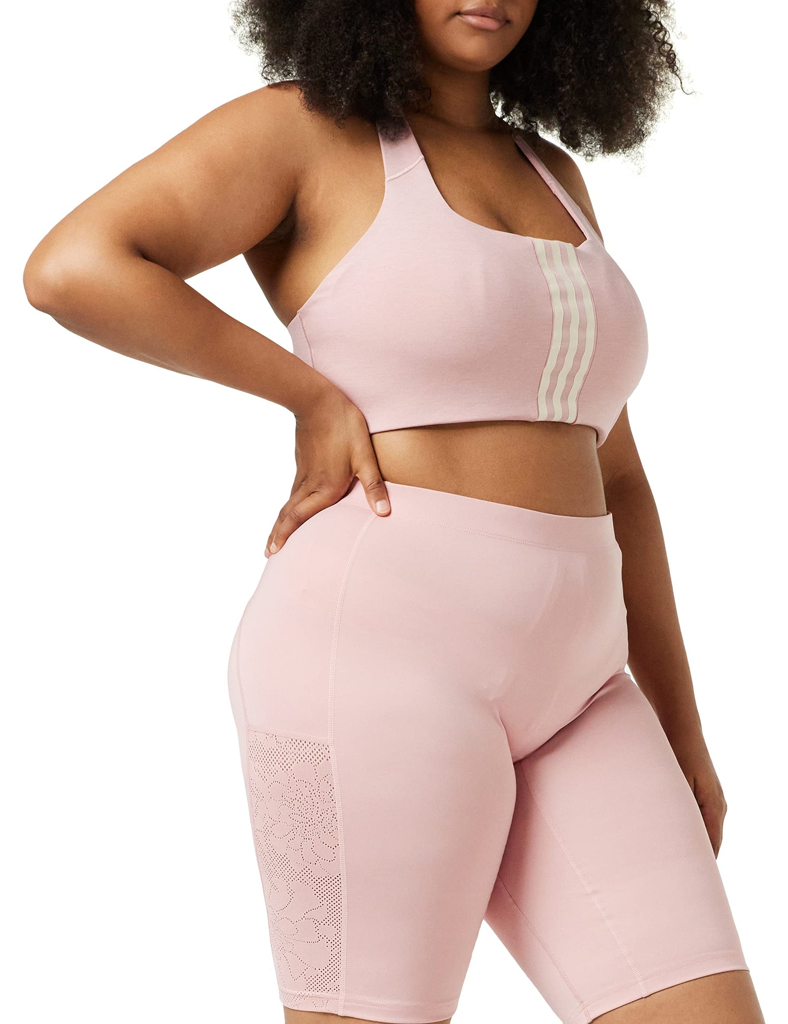 Adidas PWI Training Workout Bra – Medium Support, Wonder Mauve