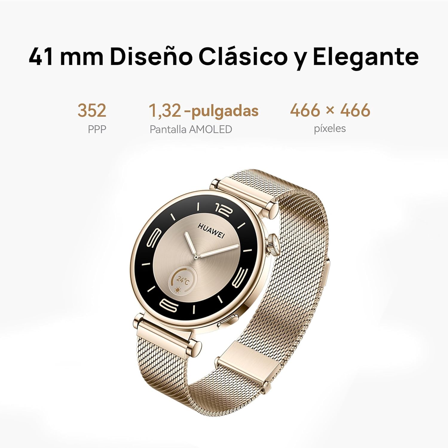 Huawei Watch GT 4 41mm Light Gold Smart Watch
